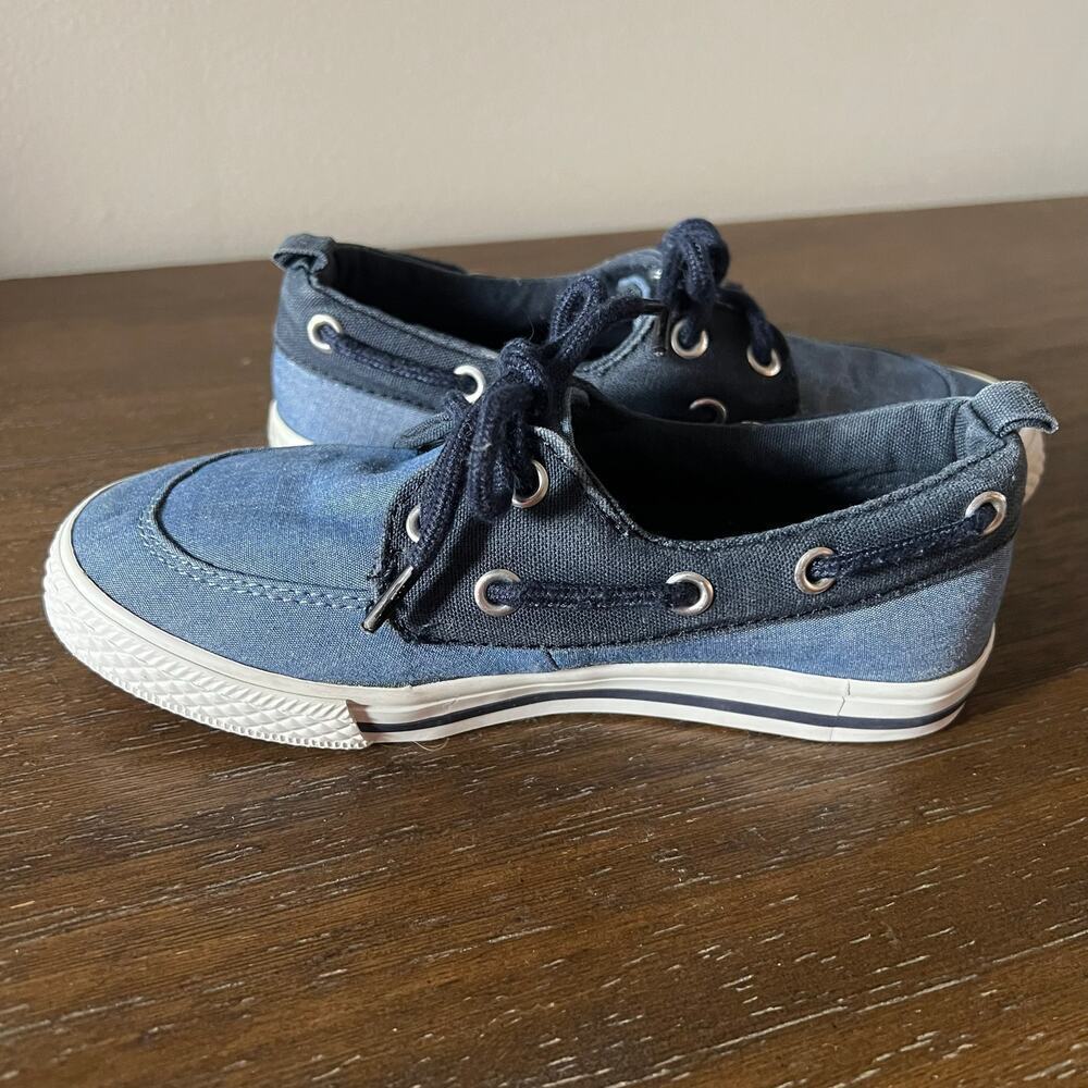 Crazy 8 Boys Blue Slip On‎ Boat Shoes- Size 12 - Picture 5 of 9